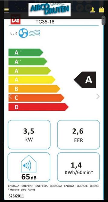 Op zoek naar verkoeling deze zomer? De
Thermocomfort TC35-21 beschikbaar voor biedingen