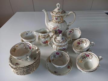 Porseleinen koffieservies Mitterteich Bavaria, Antiek en Kunst, Ophalen