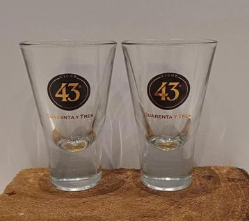Nouveau lot de 2 verres à liqueur Licor 43, Enlèvement ou Envoi, Neuf, Verres et Verres à shot