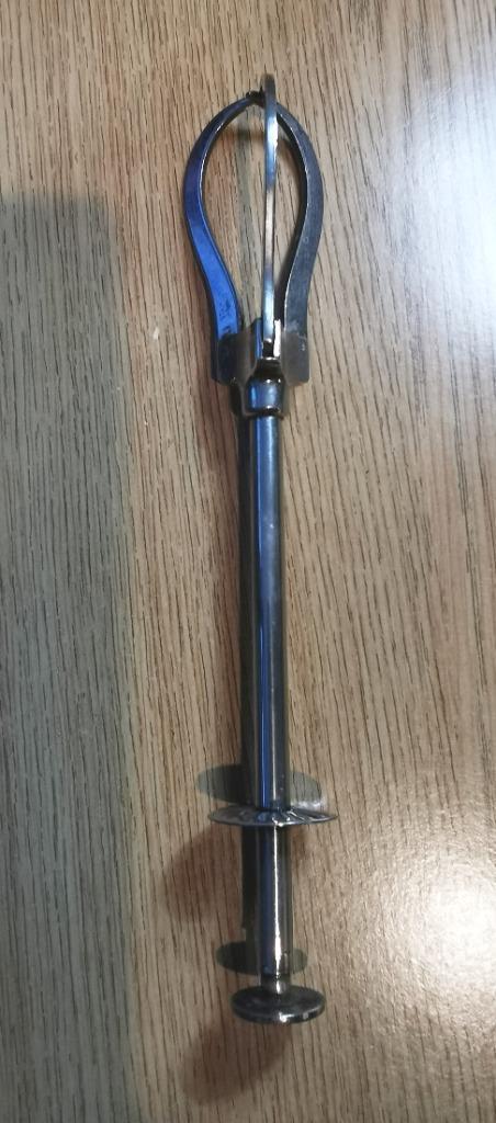 Vintage ijstang SWEDEN, verzilverd, ijsblokjes grijper., Antiek en Kunst, Antiek | Bestek, Ophalen of Verzenden