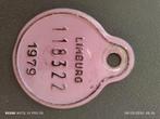 Plaque de vélo vintage 1979 Limburg, Enlèvement ou Envoi, Utilisé, Oldtimer ou Ancêtre, Autres types