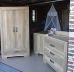 Volledige massief houten babykamer + accessoires nieuw staat, Jongetje of Meisje, Zo goed als nieuw, Ophalen