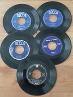 5 vinyl singles label Decca, Pop, Gebruikt, Ophalen of Verzenden, 7 inch