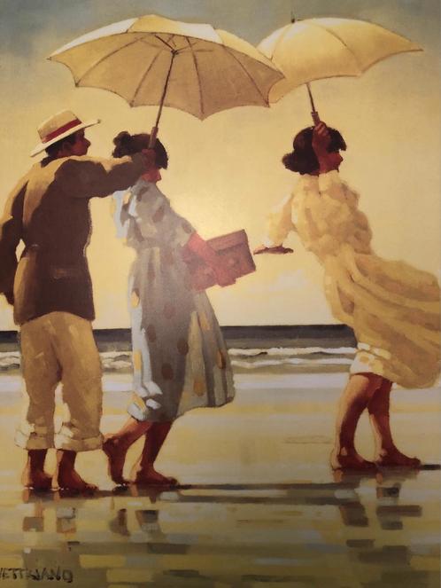 Litho Jack Vettriano (1951, Scotland), Antiek en Kunst, Kunst | Litho's en Zeefdrukken, Ophalen of Verzenden
