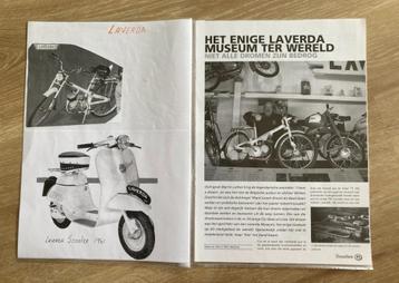 Unieke Map met documentatie Laverda bromfiets Brommers beschikbaar voor biedingen
