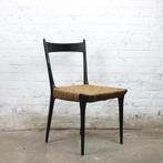 Model „S11" stoel van Alfred Hendrickx voor Belform jaren 50, Ophalen, Riet of Rotan, Gebruikt, Zwart