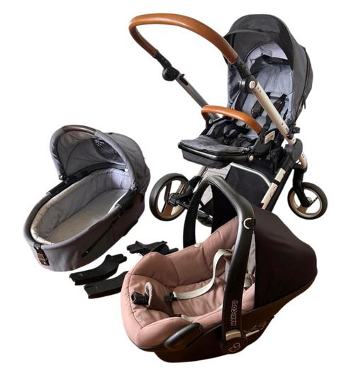 Musty Evo 3in1 kinderwagen – inclusief reiswieg, Maxi-Cosi,, Kinderen en Baby's, Kinderwagens en Combinaties, Gebruikt, Kinderwagen