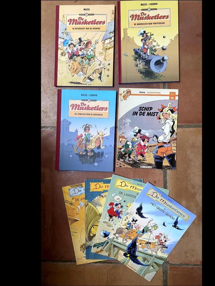 Complete verzameling De Musketiers door Mazel, Verzamelen, Stripfiguren, Zo goed als nieuw, Boek of Spel, Overige figuren, Ophalen of Verzenden