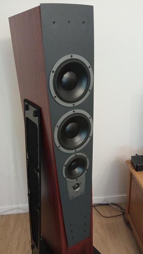 Exchange, bijna nieuwe dynaudio contour s5.4, Audio, Tv en Foto, Luidsprekerboxen, Zo goed als nieuw, Front, Rear of Stereo speakers