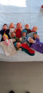 Retro handpoppen poppenkastpoppen ( i ), Ophalen of Verzenden