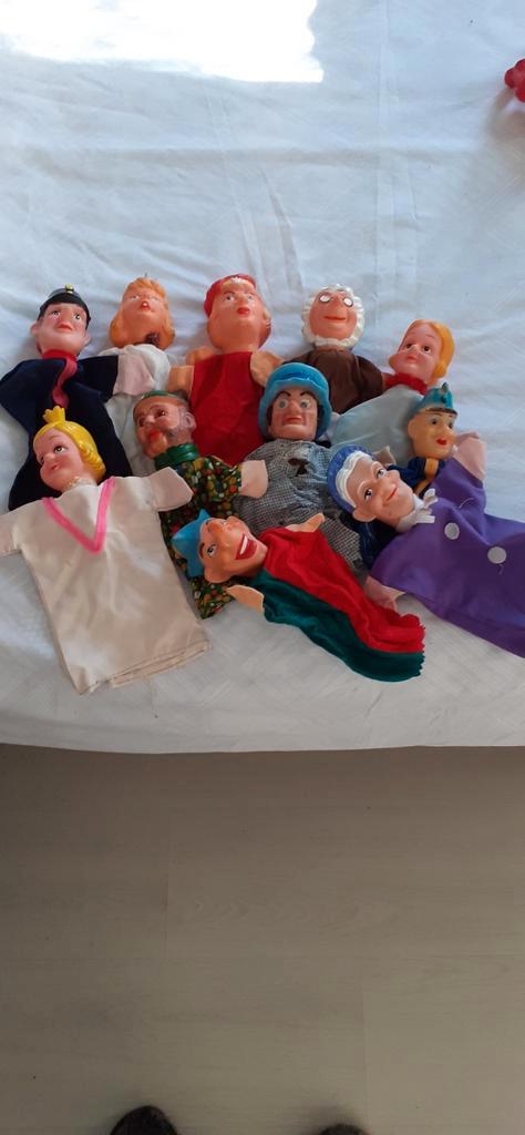 Retro handpoppen poppenkastpoppen ( i ), Diversen, Sinterklaas, Ophalen of Verzenden