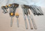 lot de 67 couverts inoxydable sans motif, Maison & Meubles, Cuisine | Couverts, Enlèvement ou Envoi, Utilisé, Inox ou Chrome, Ensemble de couverts