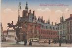 ANTWERPEN ANVERS STATUE LEOPOLD I ET BANQUE LEOPOLD I STANDB, Ophalen of Verzenden, 1920 tot 1940, Gelopen, Antwerpen