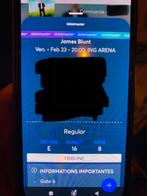 Concert James Blunt, Tickets & Billets, Deux personnes, Février