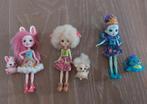 Enchantimals: 3 popjes met diertje, Ophalen of Verzenden, Zo goed als nieuw