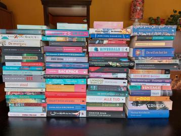 Lot van 70 recente boeken (Romans)