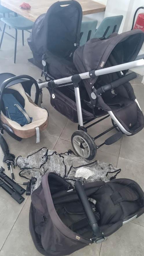 Dubbele buggy van het merk 'TOPMARK', Kinderen en Baby's, Tweelingen en Meerlingen, Gebruikt, Ophalen