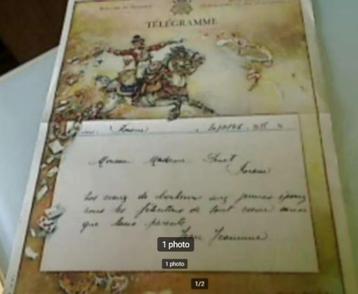 Anciens télégrammes de la Régie des Télégraphes et Téléphone, Enlèvement ou Envoi, Autres types