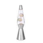 Lampe à lave fusée transparente/blanche XL1785 - livraison g, Maison & Meubles, Enlèvement ou Envoi, Neuf