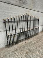 Mooi antiek gesmeed dubbel hekken poort vol ijzer, Ophalen, Zo goed als nieuw, IJzer, Draaipoort