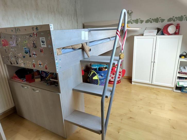 Hoogslaper Recor Furniture, Kinderen en Baby's, Kinderkamer | Stapelbedden en Hoogslapers, Gebruikt, Hoogslaper, Ophalen
