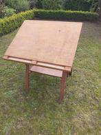 Vintage houten tekentafel / Hobbytafel, Gebruikt, Ophalen, Tekenen - Hobby