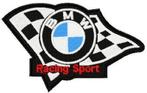 Écusson BMW Racing Sport 111 x 65 mm, Motos, Neuf