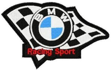 Écusson BMW Racing Sport 111 x 65 mm