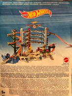 Hot Wheels city garage et Track builder system, Ophalen, Racebaan, Zelf te bouwen, Zo goed als nieuw