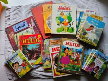 HEIDI livres pour tous âges à la pièce ou en lot beschikbaar voor biedingen