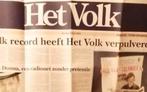 Het Volk - 15 juin 1993 - le plus grand journal du monde, Enlèvement ou Envoi, Journal