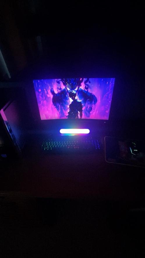 Pc gameur, Computers en Software, Desktop Pc's, Zo goed als nieuw, HDD, SSD, Met videokaart, Met monitor, Ophalen
