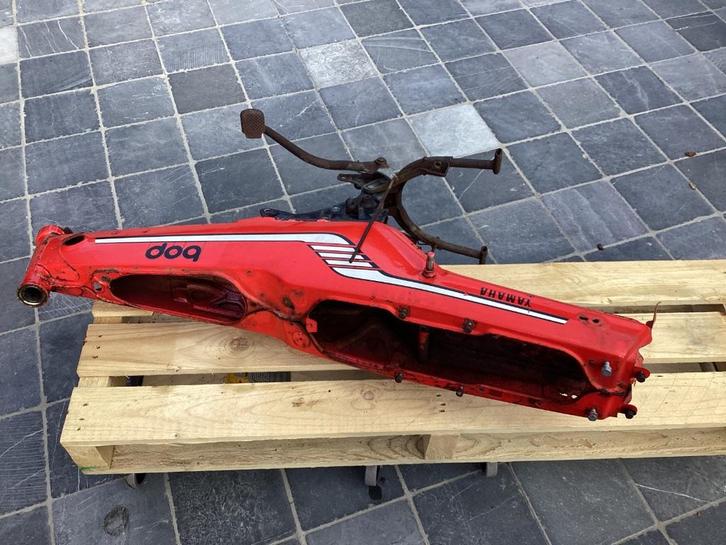 Yamaha Bop 49cc kader met papieren en onderdelen, Fietsen en Brommers, Brommeronderdelen | Algemeen, Gebruikt, Frame, Ophalen