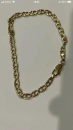 Prachtıg zwaar armband  14 karaat armband, Handtassen en Accessoires, Armbanden, Ophalen of Verzenden, Zo goed als nieuw, Goud
