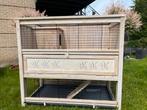 Cage intérieure pour lapins, Animaux & Accessoires, Comme neuf, 90 cm ou plus, Lapin, 75 à 110 cm