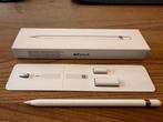 Apple pencil 1 met koppelstukken en extra tip, Computers en Software, Apple iPads, Ophalen of Verzenden, Nieuw, Wit, Apple iPad