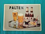 oude vintage palten bierreclame, Reclamebord, Gebruikt, Ophalen of Verzenden