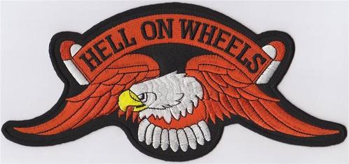 Hell On Wheels stoffen opstrijk patch embleem, Motos, Accessoires | Autocollants, Envoi
