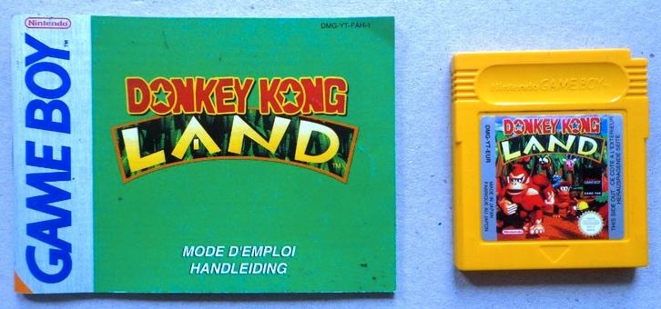 Donkey Kong Land voor de Nintendo Gameboy + boekje, Games en Spelcomputers, Games | Nintendo Game Boy, Gebruikt, Ophalen of Verzenden
