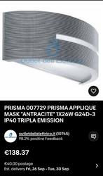2X PRISMA illuminazione Mask/p1 26W, Ophalen, Minder dan 50 watt, Nieuw, Netvoeding