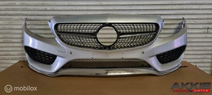 Mercedes C klasse amg bumper W205, Auto-onderdelen, Carrosserie, Bumper, Mercedes-Benz, Voor, Gebruikt, Ophalen of Verzenden