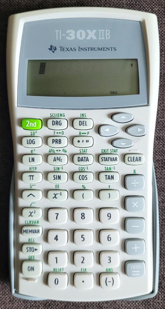 Texas Instruments TI-30X IIB wetenschappelijke rekenmachine, Diversen, Rekenmachines, Gebruikt, Ophalen of Verzenden