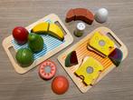 Houten speelser keukentje - fruit en brood, Ophalen of Verzenden, Gebruikt