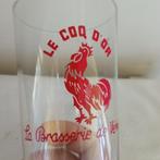 verre LE COQ D'OR Verviers, Collections, Marques de bière, Enlèvement ou Envoi, Utilisé, Verre ou Verres, Autres marques