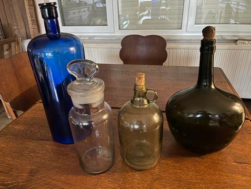 Oude apothekersflessen - Polak en Schwarz, Antiek en Kunst, Antiek | Glaswerk en Kristal, Ophalen