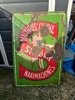 Plaque émaillée SINGER vintage – machine à coudre, Enlèvement