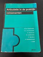 Articulatie in de praktijk: consonanten, Boeken, Gelezen, Hoger Onderwijs, Acco, Ophalen