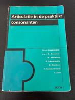 Articulatie in de praktijk: consonanten, Boeken, Studieboeken en Cursussen, Gelezen, Hoger Onderwijs, Acco, Ophalen