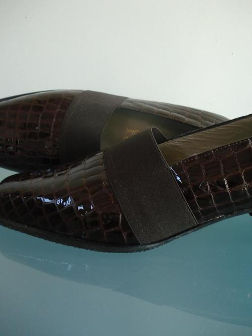 Gratis Verzenden | Alexandria croco bruine pumps 39.5, Kleding | Dames, Schoenen, Nieuw, Pumps, Bruin, Verzenden