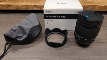 Sigma 24-70mm F2.8 DG, heel kwalitatieve lens.